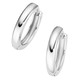 Herren-Modeschmuck - Glänzende Klappcreolen in edlem Silber – Ansicht 3 Herren-Modeschmuck - Glänzende Klappcreolen in edlem Silber, in Farbe  – Ansicht 3