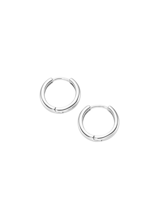 Herren-Modeschmuck - Glänzende Klappcreolen in edlem Silber Ansicht 4 Herren-Modeschmuck - Glänzende Klappcreolen in edlem Silber, in Farbe  Ansicht 4