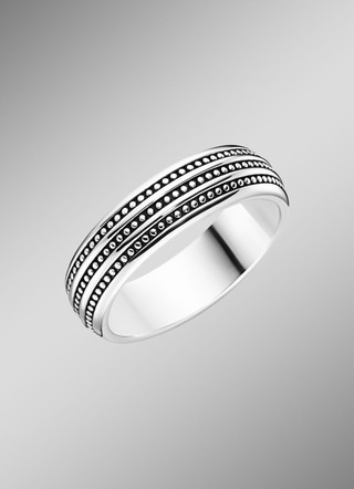 Herrenring für maskuline Eleganz in Silber