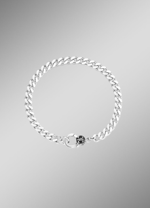 Halsketten - Kraftvolle Eleganz: Garnitur in Silber 925/- fein, in Farbe , in Ausführung Armband Ansicht 1