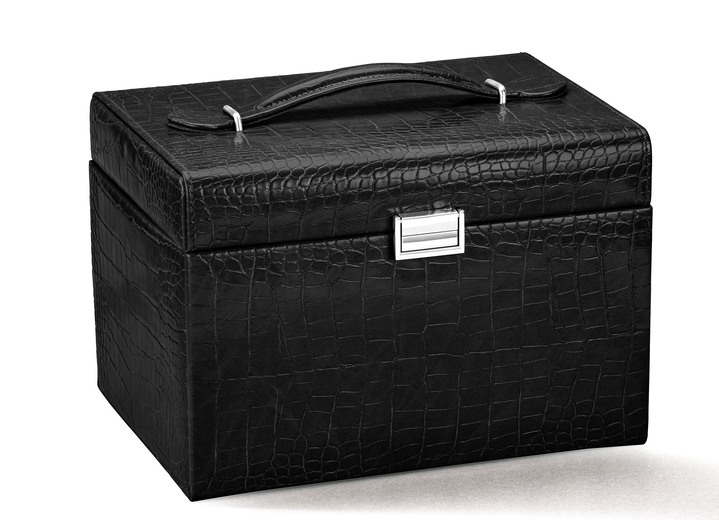 Accessoires - Wunderschöner Schmuckkoffer, in Farbe SCHWARZ Ansicht 3