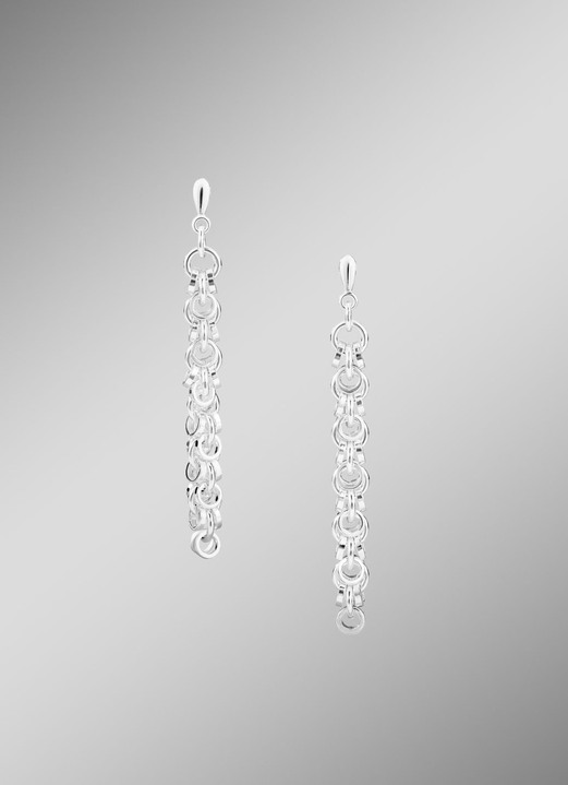 Ohrschmuck - Filigrane Ohrstecker in Silber 925/- fein, in Farbe  Ansicht 2