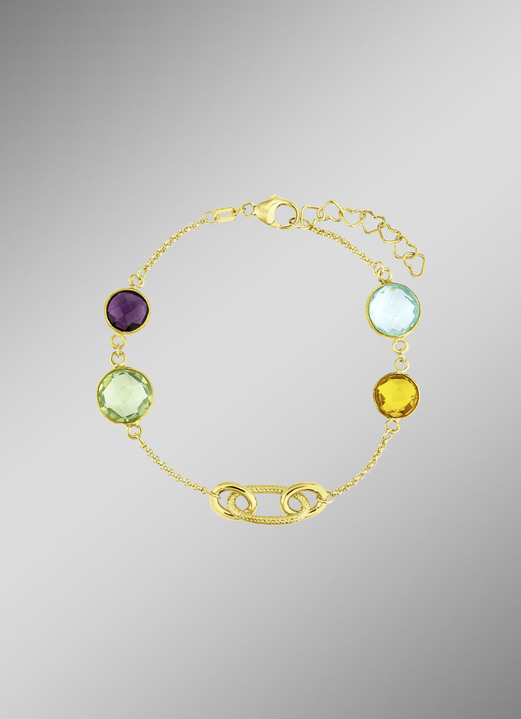 Armbänder - Farbenfrohe Eleganz: Armband mit Quarzen, in Farbe  Ansicht 1