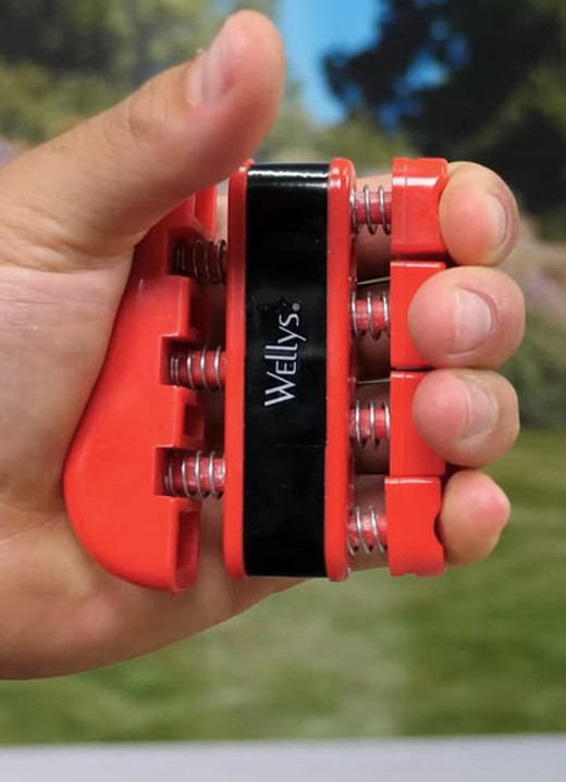 Sonstiges - Wellys® Hand- und Fingertrainer, in Farbe SCHWARZ-ROT