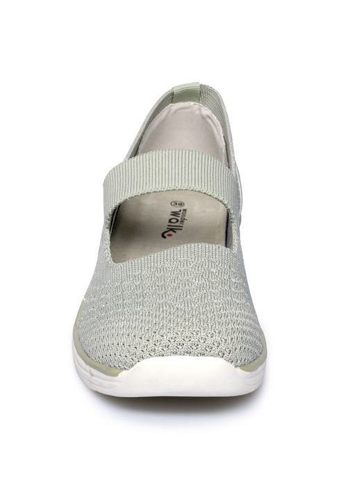 Pumps & Ballerina - Bequem-Ballerina mit Soft-Touch-Sohle, in Größe 036 bis 041, in Farbe RAUCHBLAU Ansicht 4