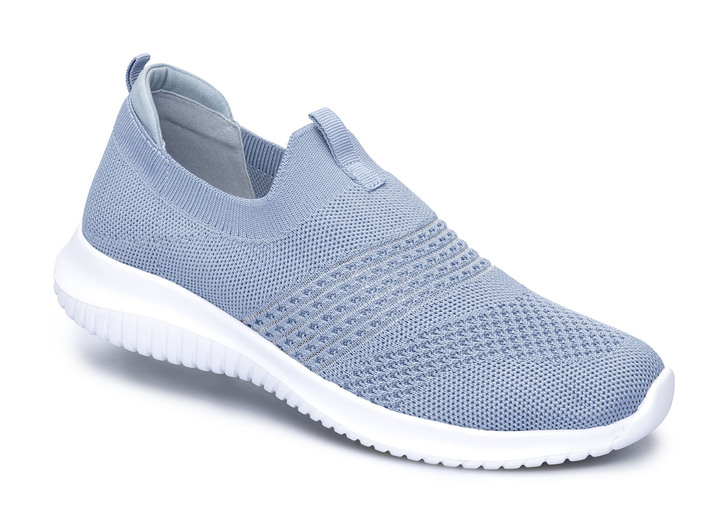 Slipper & Schnürschuhe - Federleichter Flexi-Damenschuh in Bequemweite G, in Größe 036 bis 042, in Farbe RAUCHBLAU Ansicht 1