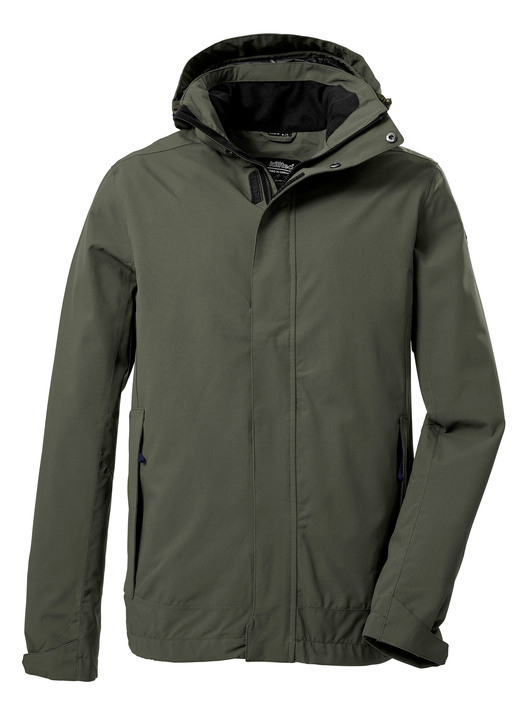 Funktionsjacken - Herren-Funktionsjacke von Killtec, in Größe 48 (S) bis 64 (6XL), in Farbe OLIV Ansicht 1