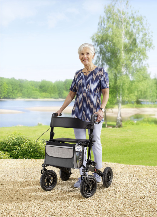 Rollatoren & Rollstühle - Outdoor-Rollator, in Farbe SCHWARZ Ansicht 1