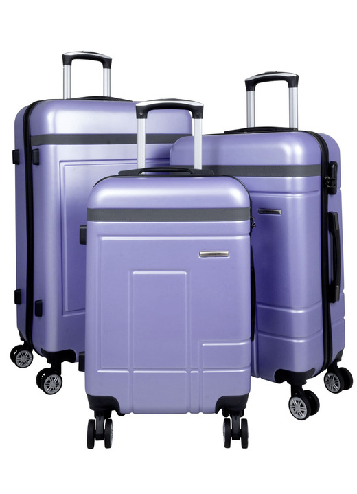 Reisegepäck - Hartschalen-Kofferset, 3-teilig, in Farbe BLAU Ansicht 1