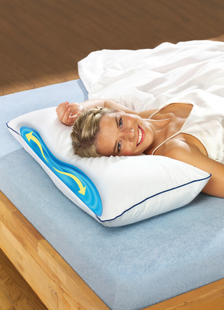 Gesunder Schlaf - VITALmaxx Komfort-Wasserkissen, in Farbe WEISS – Farbe WEISS – Ansicht 