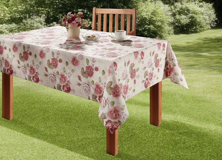 Tischdecken - Tischdekoration mit Fleckschutz-Ausrüstung, in Größe 105 (Läufer, 40/140 cm) bis 190 (Tischdecke oval, 135/190 cm), in Farbe MULTICOLOR Ansicht 2