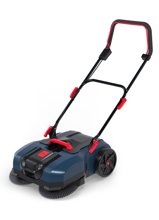 Gartenpflege - Akku-Kehrmaschine (Akku und Ladegerät nicht im Lieferumfang), in Farbe SCHWARZ-ROT-BLAU Ansicht 1
