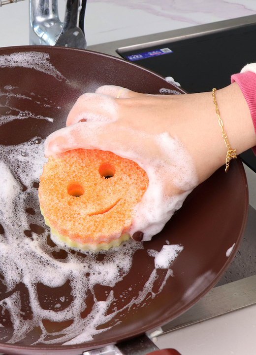 Haushaltshelfer - Schwämme, 3er-Set, in Farbe BUNT Ansicht 5