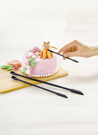 Modellier-Set aus Silikon, 3-teilig
