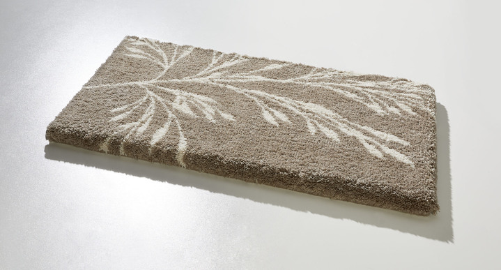 Grund - Badgarnitur mit rutschhemmender Latexierung, in Größe 100 (Vorleger halbrund, 50/ 80 cm) bis 112 (WC-Deckelbezug, 47/ 50 cm), in Farbe TAUPE Ansicht 1