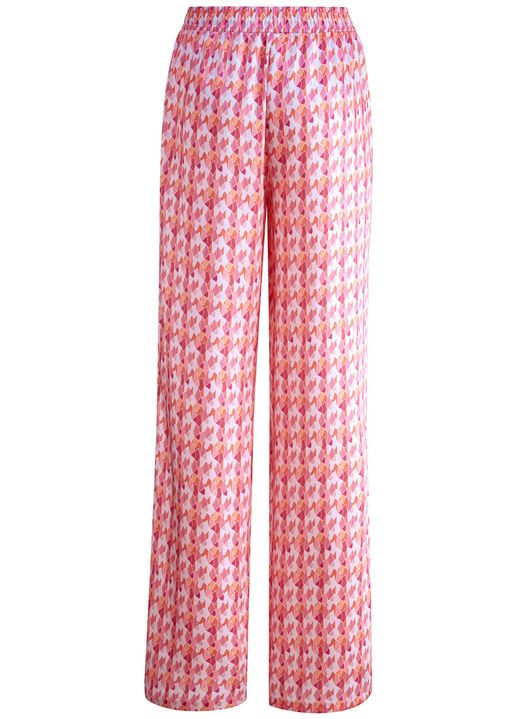 Hosen in Schlupfform - Hose in modischer Weite, in Größe 036 bis 052, in Farbe ORANGE-PINK-BUNT Ansicht 2