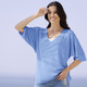 Basics - Pulli in sehr weicher Qualität – Farbe BLEU – Ansicht 3 Basics - Pulli in sehr weicher Qualität, in Größe L(44/46) bis XS(32/34), in Farbe ROSÉ – Farbe BLEU – Ansicht 3
