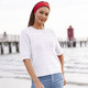 Basics - Pulli mit nachhaltig recycelter Baumwolle – Farbe ECRU – Ansicht 1 Basics - Pulli mit nachhaltig recycelter Baumwolle, in Größe L(44/46) bis XXL(52/54), in Farbe ECRU – Farbe ECRU – Ansicht 1