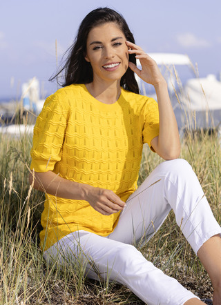 Pullover in Mustermix