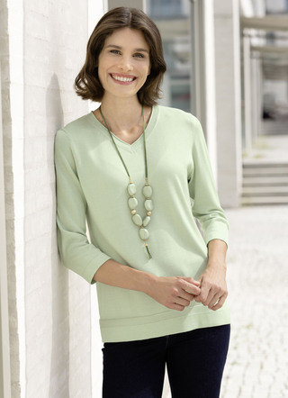 Pullover mit Seide