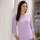 Basics - Pullover in Ajourdessin – Farbe FLIEDER – Ansicht 2 Basics - Pullover in Ajourdessin, in Größe 036 bis 052, in Farbe FLIEDER – Farbe FLIEDER – Ansicht 2