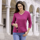 Basics - Pullover in Mustermix, in Größe 036 bis 052, in Farbe FUCHSIA – Farbe FUCHSIA – Ansicht 1