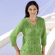 Basics - Pullover in Mustermix – Farbe GRÜN – Ansicht 2 Basics - Pullover in Mustermix, in Größe 038 bis 054, in Farbe ROSENHOLZ – Farbe GRÜN – Ansicht 2