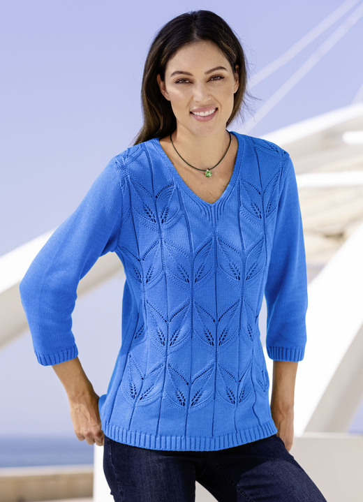 Basics - Pullover in Mustermix Ansicht 4 Basics - Pullover in Mustermix, in Größe 038 bis 054, in Farbe ROSENHOLZ Ansicht 4