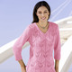 Basics - Pullover in Mustermix – Farbe ROSENHOLZ Basics - Pullover in Mustermix, in Größe 038 bis 054, in Farbe ROSENHOLZ