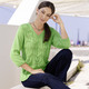 Basics - Pullover in Mustermix – Farbe GRÜN – Ansicht 1 Basics - Pullover in Mustermix, in Größe 038 bis 054, in Farbe AZURBLAU – Farbe GRÜN – Ansicht 1