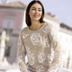 Langarm - Pullover in sehr weicher Qualität – Farbe BEIGE-ECRU Langarm - Pullover in sehr weicher Qualität, in Größe 036 bis 052, in Farbe BEIGE-ECRU