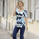 Shirtjacken - Shirtjacke mit Allover-Dessin – Farbe MINT-BLAU-SCHWARZ – Ansicht 4 Shirtjacken - Shirtjacke mit Allover-Dessin, in Größe 036 bis 038, in Farbe MINT-BLAU-SCHWARZ – Farbe MINT-BLAU-SCHWARZ – Ansicht 4
