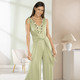 Freizeitkleider - Jumpsuit mit angenähtem Hüftbindegürtel in 3 Farben – Farbe SCHILF – Ansicht 1 Freizeitkleider - Jumpsuit mit angenähtem Hüftbindegürtel in 3 Farben, in Größe 034 bis 050, in Farbe SCHWARZ – Farbe SCHILF – Ansicht 1