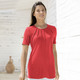 Tuniken - Unifarbene Shirt-Tunika – Farbe KORALLE – Ansicht 2 Tuniken - Unifarbene Shirt-Tunika, in Größe 036 bis 054, in Farbe OLIV – Farbe KORALLE – Ansicht 2