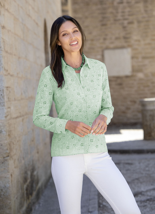 Blusen - 2-teiliges Blusen Set, in Größe 036 bis 052, in Farbe FLIEDER Ansicht 8