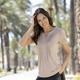 Basics - Shirt-Tunika mit Puffärmeln, in Größe 036 bis 054, in Farbe MARINE – Farbe TAUPE – Ansicht 1