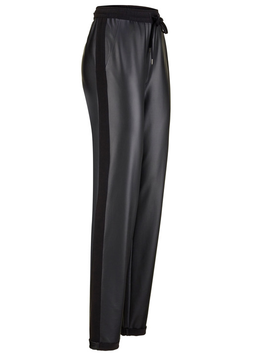 Hosen in Schlupfform - Hose im Joggpant-Style, in Größe 018 bis 050, in Farbe SCHWARZ Ansicht 1