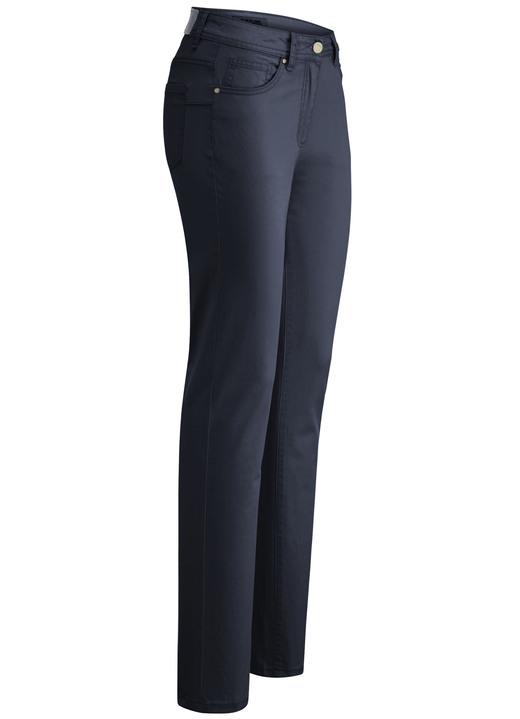 Hosen mit Knopf- und Reißverschluss - Jeans mit Push-up-Effekt Ansicht 10 Hosen mit Knopf- und Reißverschluss - Jeans mit Push-up-Effekt, in Größe 018 bis 052, in Farbe HELLBLAU Ansicht 10