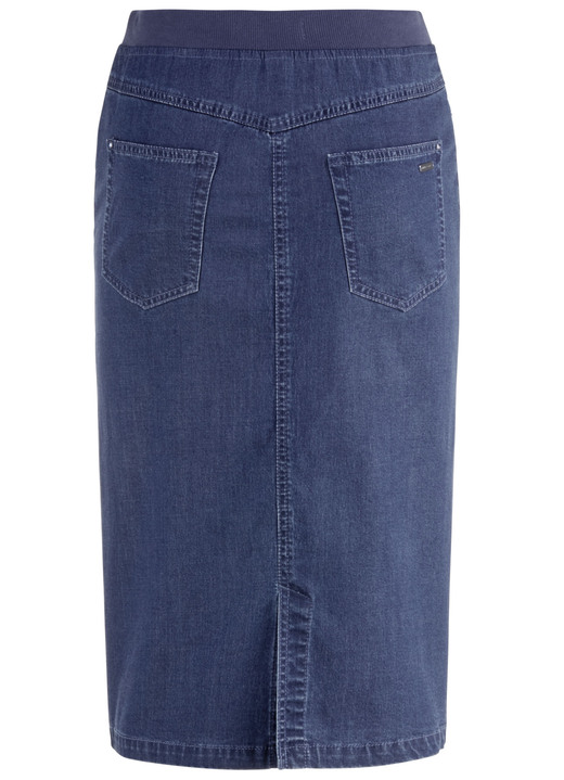 Uni - Rock in gerader Schnittführung Ansicht 10 Uni - Rock in gerader Schnittführung, in Größe 036 bis 052, in Farbe HELLBLAU Ansicht 10