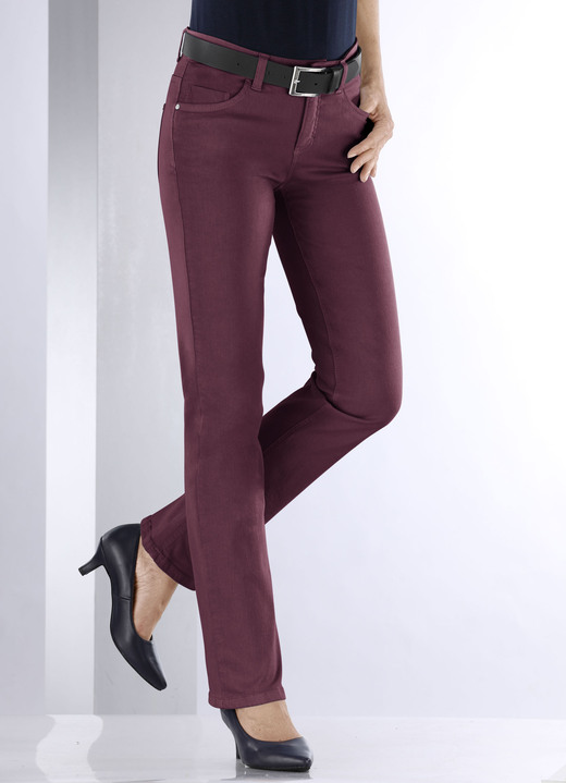 Jeans - Magic-Jeans in 5-Pocket-Form Ansicht 50 Jeans - Magic-Jeans in 5-Pocket-Form, in Größe 017 bis 050, in Farbe BEIGE Ansicht 50