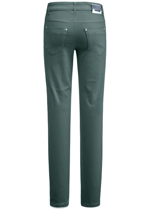 Jeans - Magic-Jeans in 5-Pocket-Form Ansicht 44 Jeans - Magic-Jeans in 5-Pocket-Form, in Größe 017 bis 050, in Farbe WEISS Ansicht 44