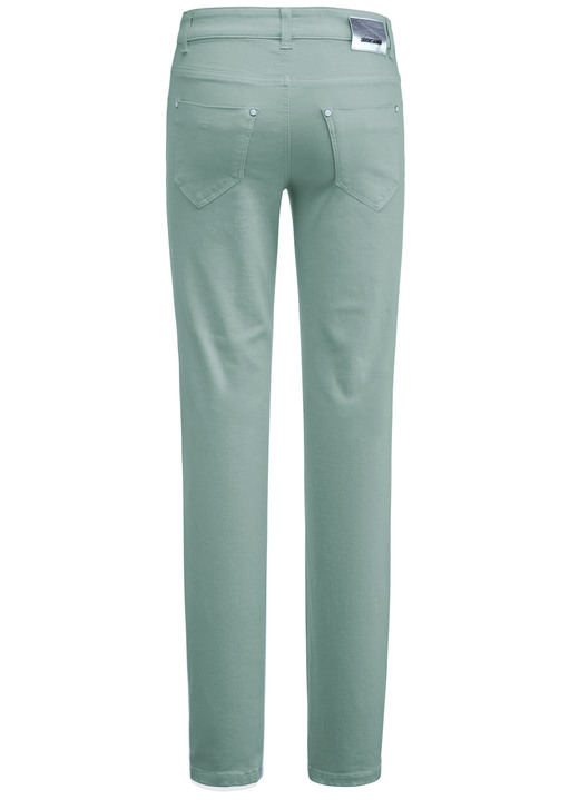 Jeans - Magic-Jeans in 5-Pocket-Form Ansicht 53 Jeans - Magic-Jeans in 5-Pocket-Form, in Größe 017 bis 050, in Farbe WEISS Ansicht 53