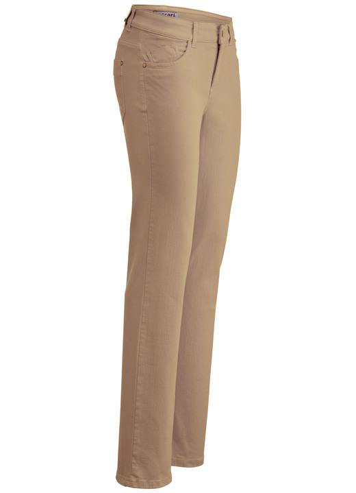 Jeans - Magic-Jeans in 5-Pocket-Form, in Größe 017 bis 050, in Farbe MOOS Ansicht 56