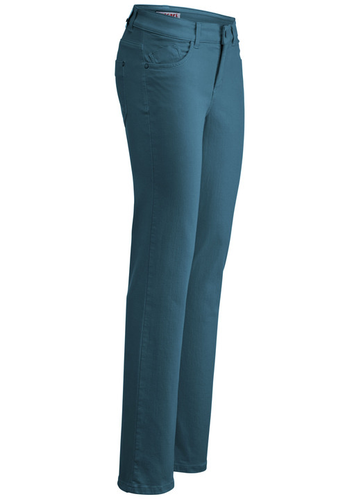 Jeans - Magic-Jeans in 5-Pocket-Form Ansicht 34 Jeans - Magic-Jeans in 5-Pocket-Form, in Größe 017 bis 050, in Farbe WEISS Ansicht 34