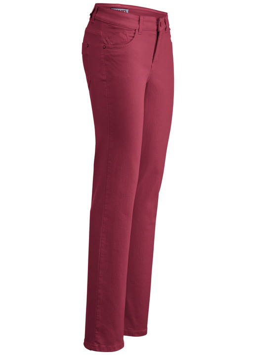 Jeans - Magic-Jeans in 5-Pocket-Form Jeans - Magic-Jeans in 5-Pocket-Form, in Größe 017 bis 050, in Farbe ROT