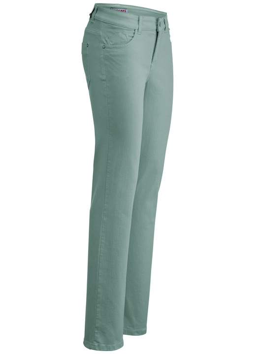 Jeans - Magic-Jeans in 5-Pocket-Form, in Größe 017 bis 050, in Farbe SCHWARZ Ansicht 52