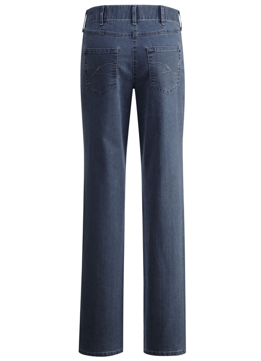 Hosen mit Knopf- und Reißverschluss - Komfortjeans CARLA Ansicht 7 Hosen mit Knopf- und Reißverschluss - Komfortjeans CARLA, in Größe 018 bis 052, in Farbe HELLBLAU Ansicht 7