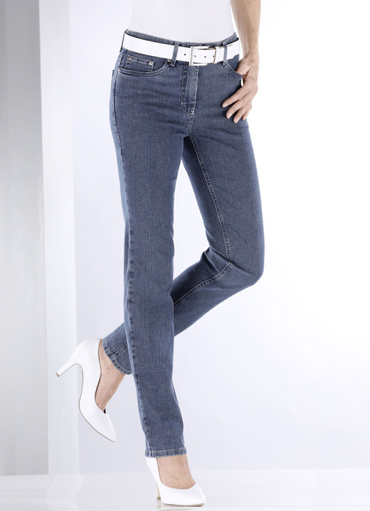 Hosen mit Knopf- und Reißverschluss - Komfortjeans ROMI Ansicht 8 Hosen mit Knopf- und Reißverschluss - Komfortjeans ROMI, in Größe 018 bis 052, in Farbe SCHWARZ Ansicht 8
