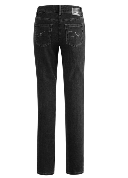Hosen mit Knopf- und Reißverschluss - Komfortjeans ROMI, in Größe 018 bis 052, in Farbe SCHWARZ Ansicht 2