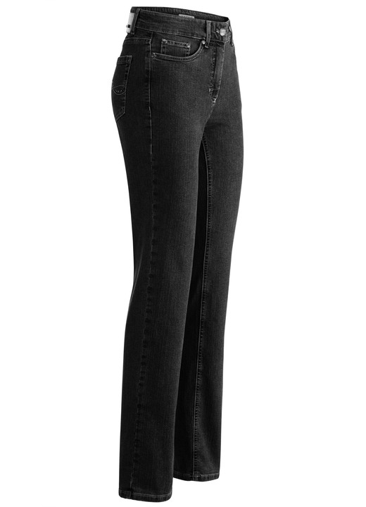 Hosen mit Knopf- und Reißverschluss - Komfortjeans ROMI, in Größe 018 bis 052, in Farbe JEANSBLAU Ansicht 5